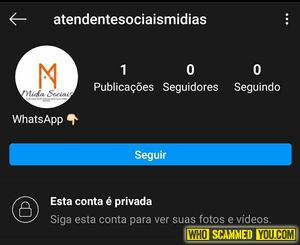 :: GOLPISTA DO INSTAGRAM!! CUIDADO!! APLICA GOLPES OFERECENDO SEGUIDORES PARA INSTAGRAM!! ::