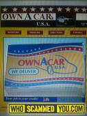 Beware of Own A Car USA located on McHenry Ave in Modesto CA Watch Out For Larry Coper- the so called Finance Manager